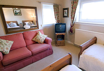 twin bed and breakfast room