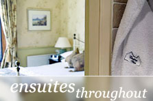 There are ensuites throughout our bed & breakfast