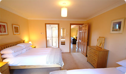 self-catering lodge sitting room