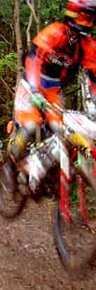 mountain biking Innerleithen at Red Bull Project Downhill